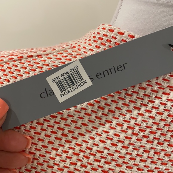 Classiques Entier Red Honey Tweed Moto Jacket - Picture 6 of 8